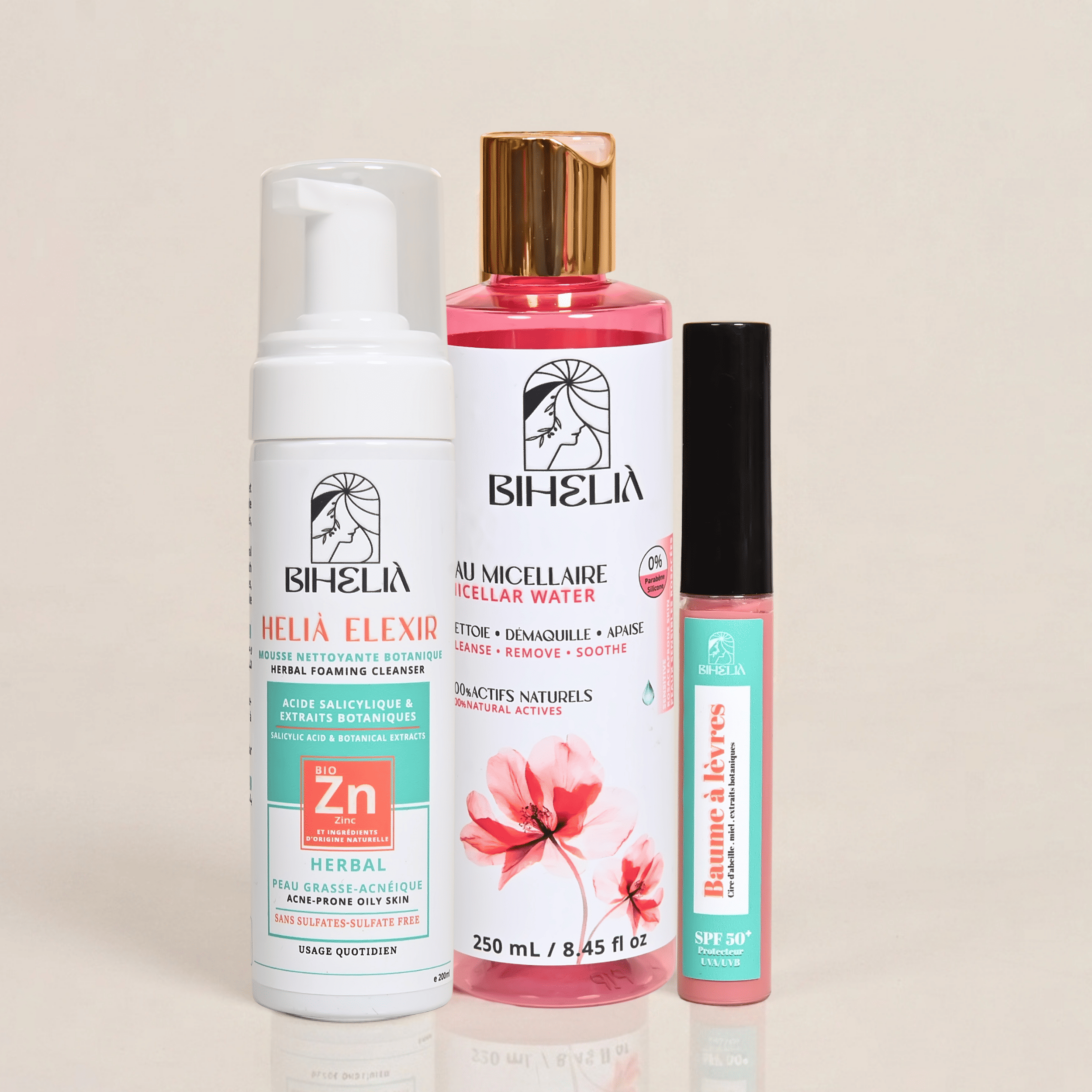 Pack BIHELIÀ – Éclat & Protection – Peau Grasse Acnéique