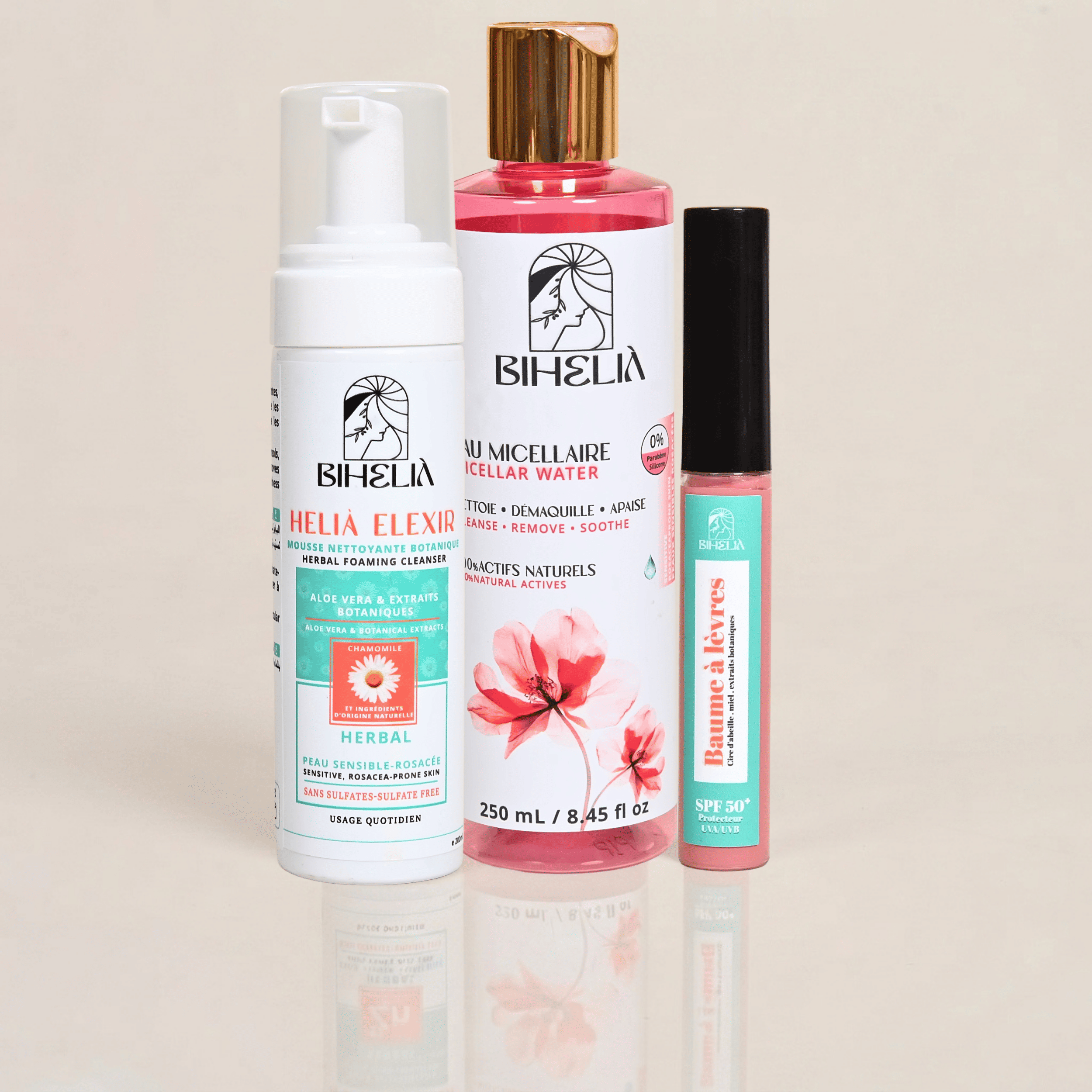 Pack BIHELIÀ – Éclat & Protection – Peaux sensible rosacée