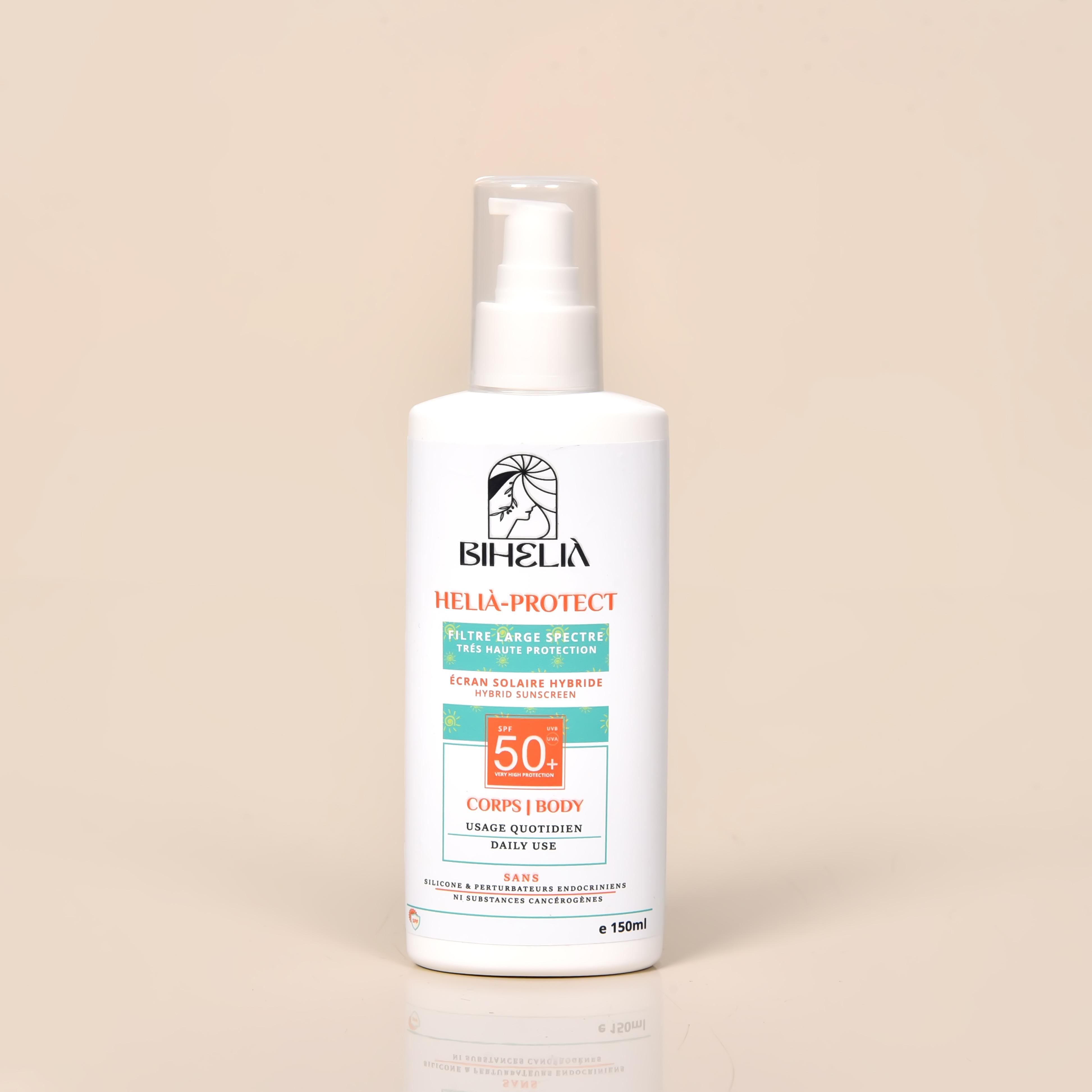HELIÀ-PROTECT – Écran Solaire Hybride Corps SPF50+