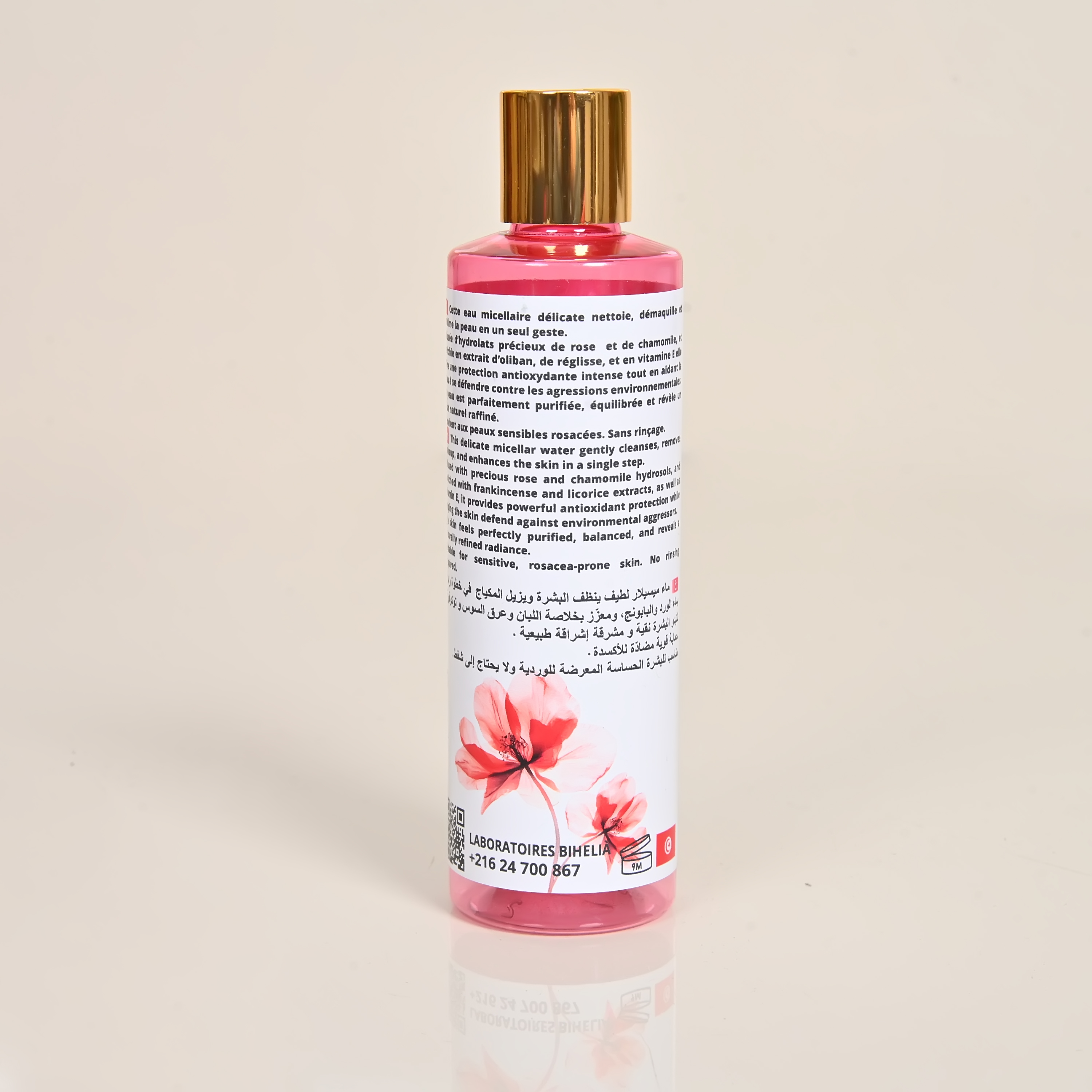 Eau Micellaire – Peau Sensible & Rosacée