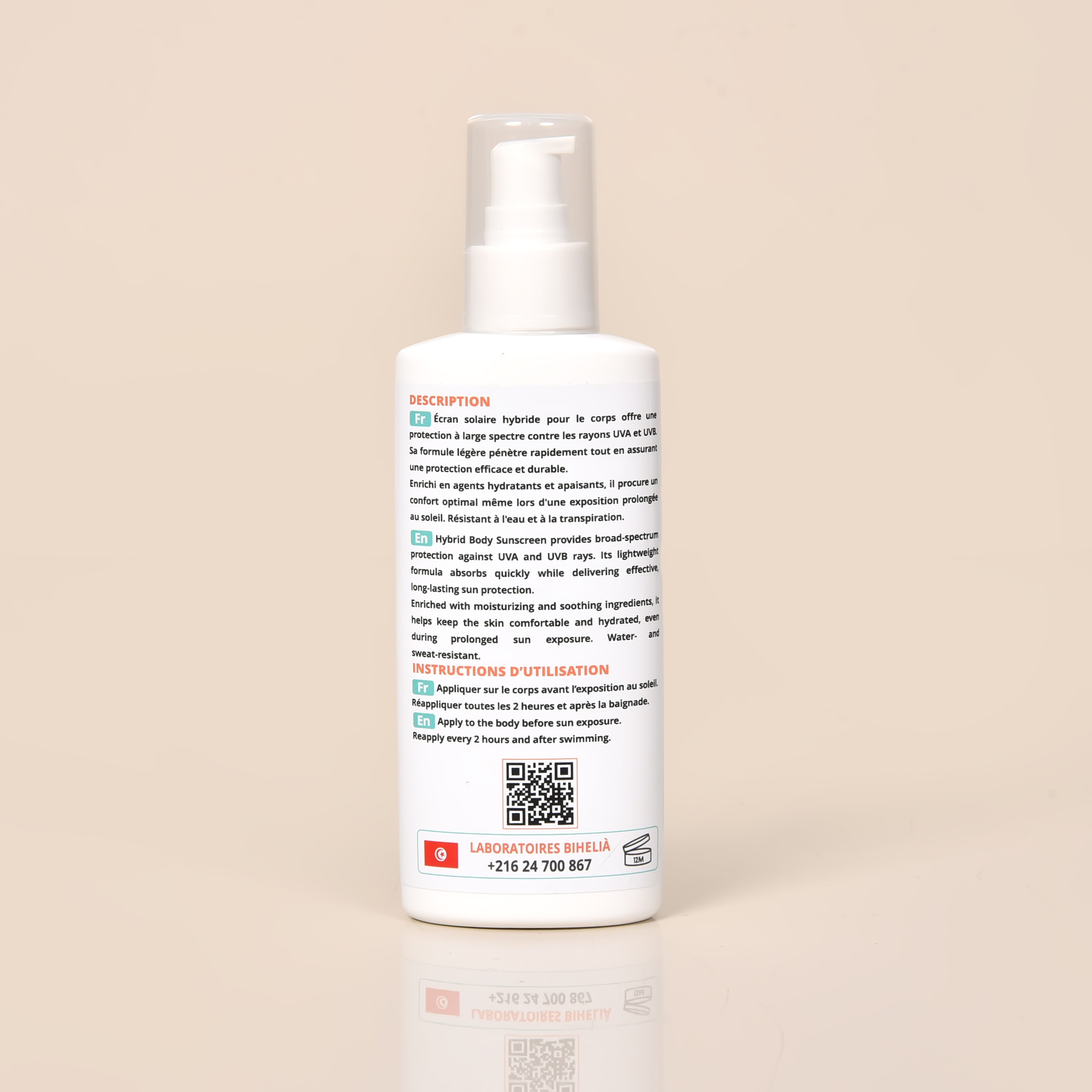 HELIÀ-PROTECT – Écran Solaire Hybride Corps SPF50+