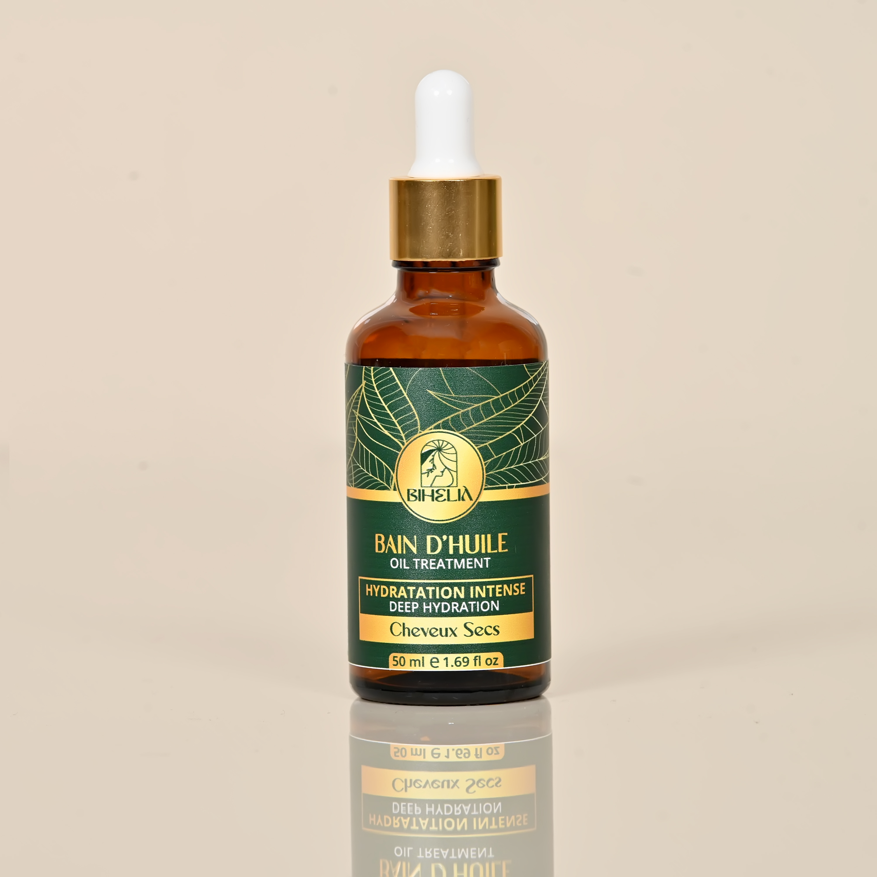 Bain d’huile cheveux secs